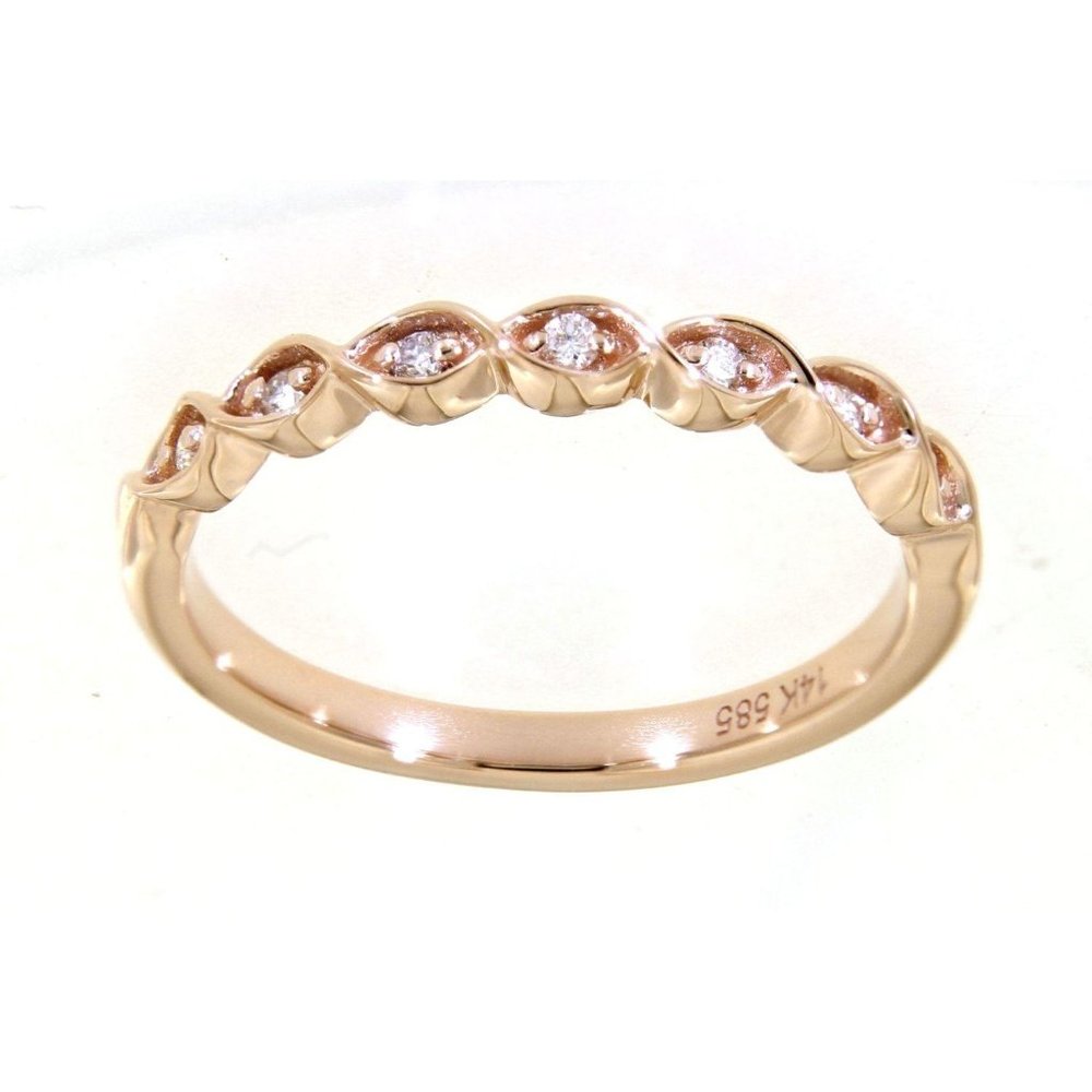 Real Diamond Marquise Daily Wear Wedding Band